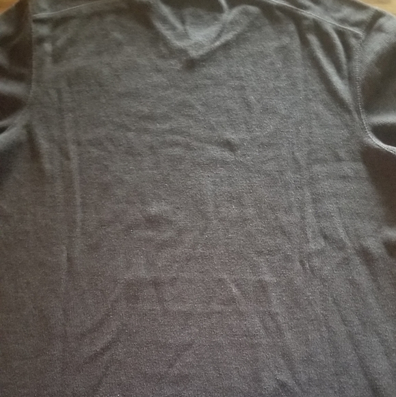 NWOT Sweater, mens, medium, grey vertical weave - Picture 2 of 4